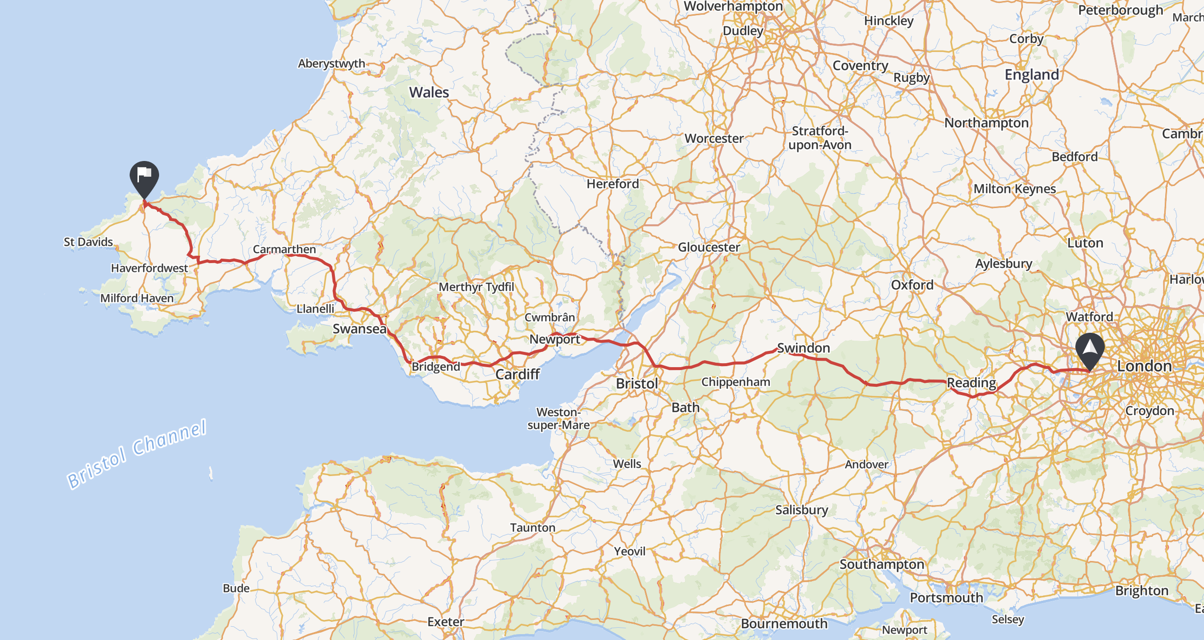 Day 1 Route