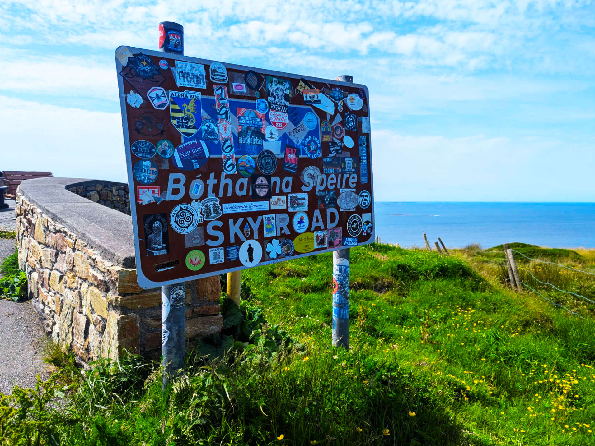 Sky Road Sign